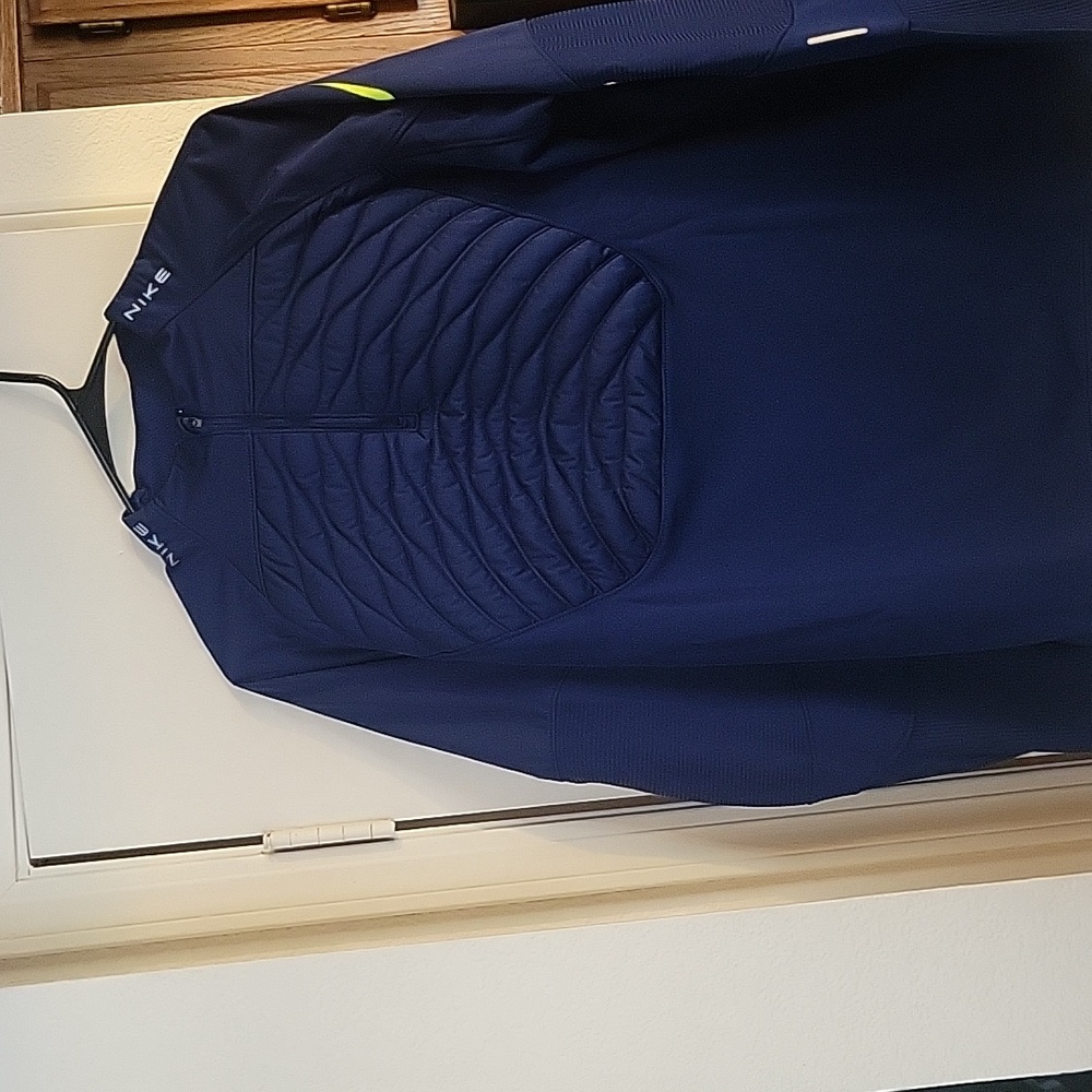 Nike Therma-Fit Women's Size XL World Indigo 1/4 Zip Pad Academy Drill Top